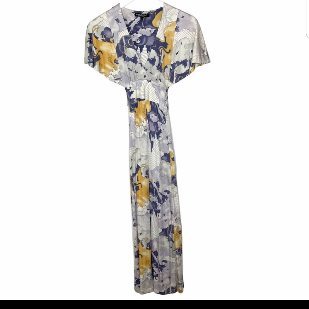 Betsey Johnson Vintage 90's Silk Tied Kimono Dress
